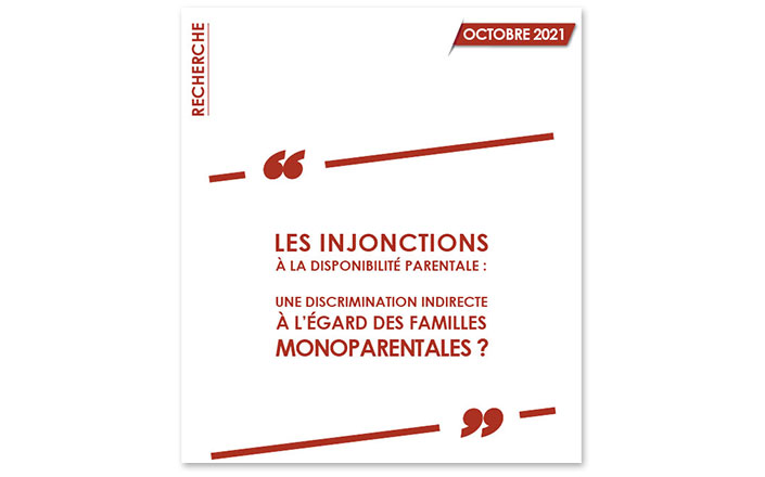 Les injonctions à la disponibilité parentale : une discrimination indirecte à l'égard des familles monoparentales