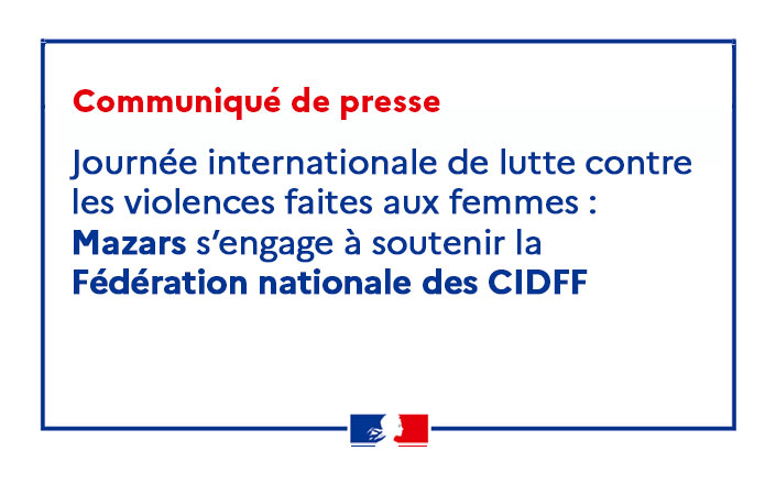 Lutte contre les violences faites aux femmes : Mazars s’engage à soutenir la Fédération nationale des CIDFF