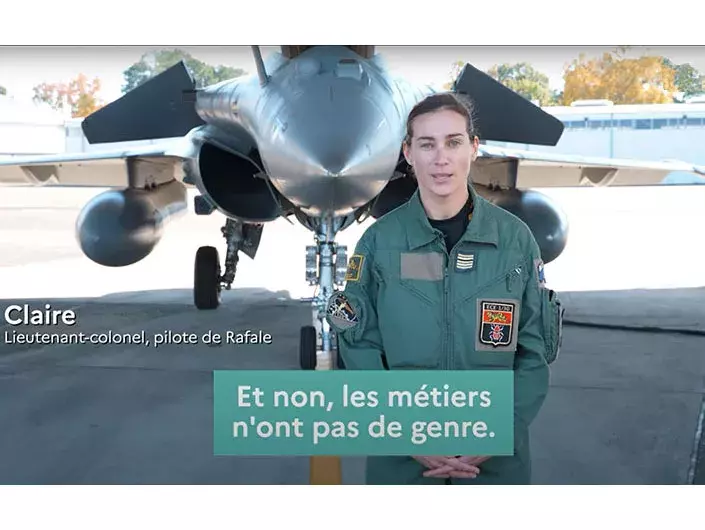 Portrait de Claire, pilote de Rafale : non, les métiers n'ont pas de genre