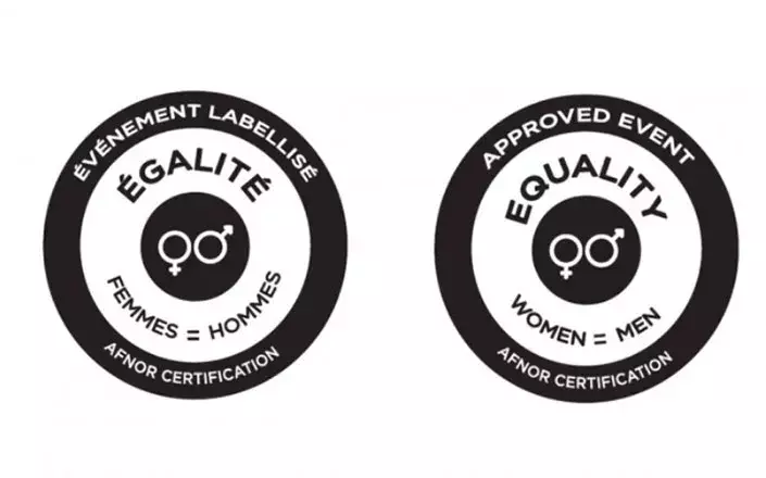 Logos AFNOR pour les événements labellisés égalité femmes-hommes