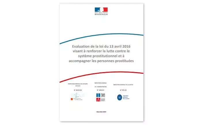 Evaluation de la loi du 13 avril 2016 visant à renforcer la lutte contre le système prostitutionnel et à accompagner les personnes prostituées