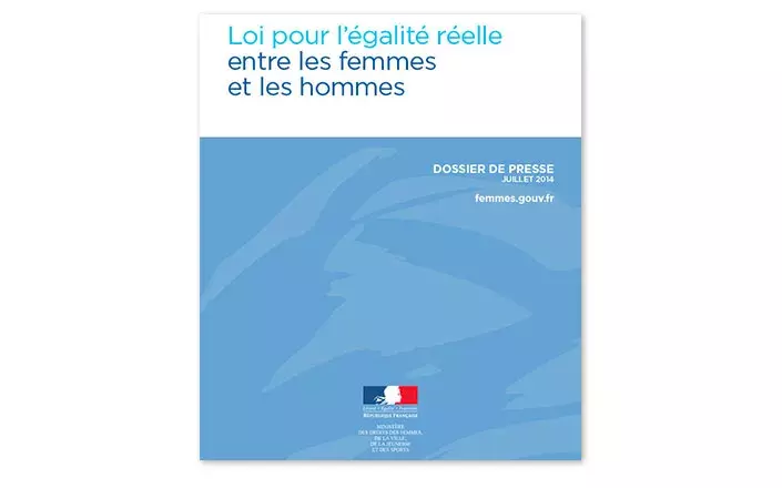 Loi pour l'égalité réelle entre les femmes et les hommes : dossier de presse