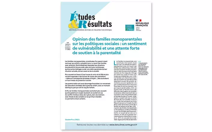 Opinion des familles monoparentales sur les politiques sociales