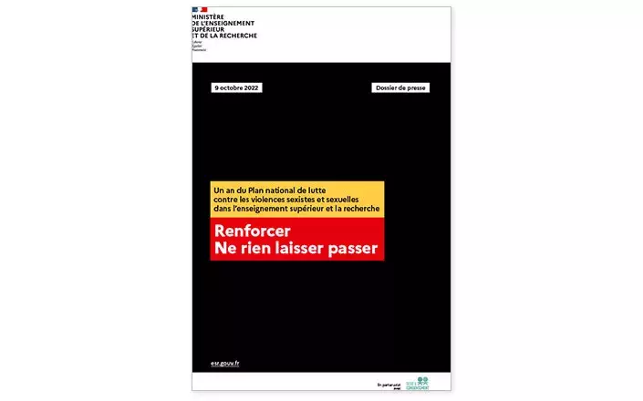 Un an du Plan national de lutte contre les violences sexistes et sexuelles dans l'enseignement supérieur et la recherche : renforcer, ne rien laisser passer